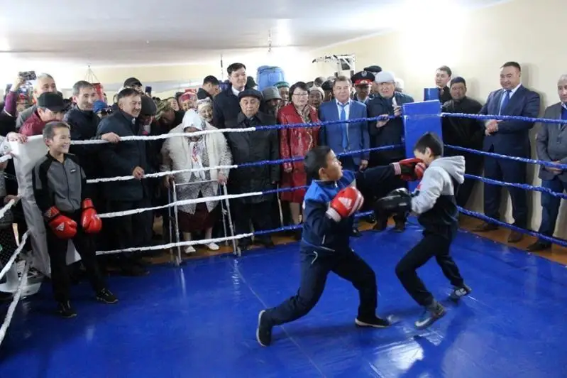Бизнесмен открыл зал бокса в ауле Акмолинской области