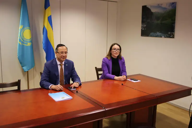 Казахстан и Швеция обсудили роль национальных парламентов в продвижении сотрудничества