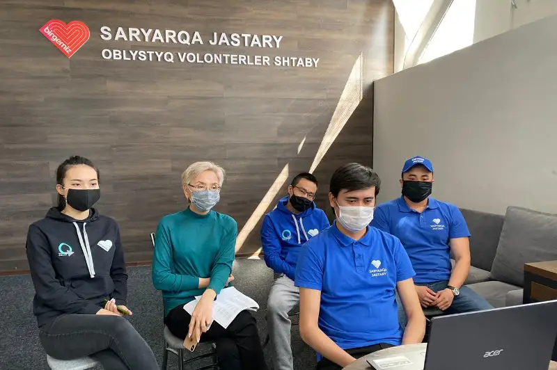 Более 1700 волонтёров задействованы в период ЧП в Карагандинской области