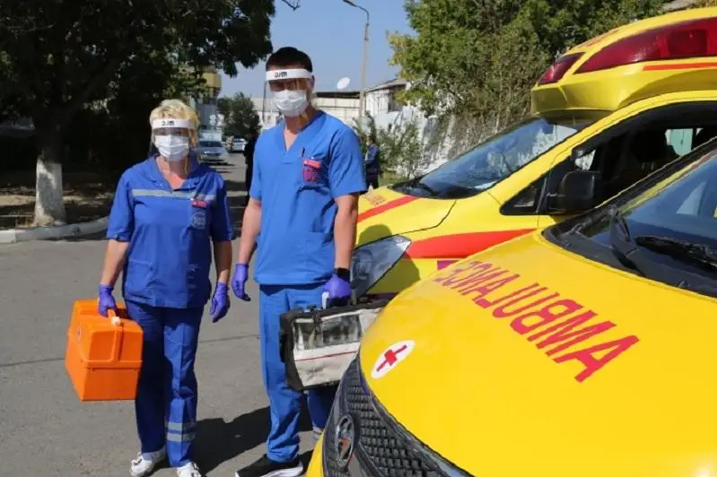 Почти в два раза уменьшилось количество вызовов скорой помощи в Жамбылской области