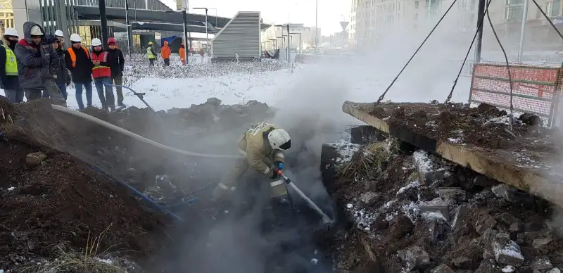 Из-за возгорания кабеля часть Левобережья Нур-Султана осталась без света