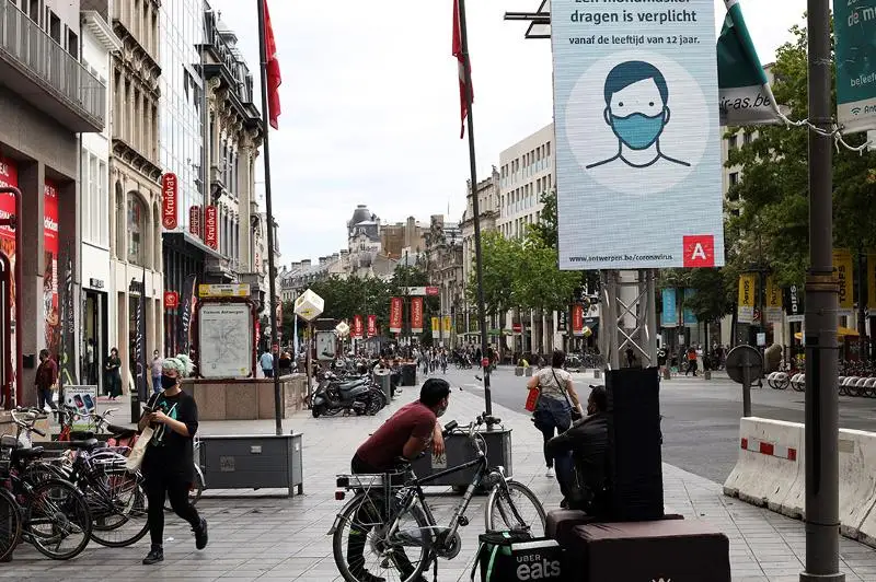 Комендантский час из-за коронавируса ввели в бельгийском Антверпене