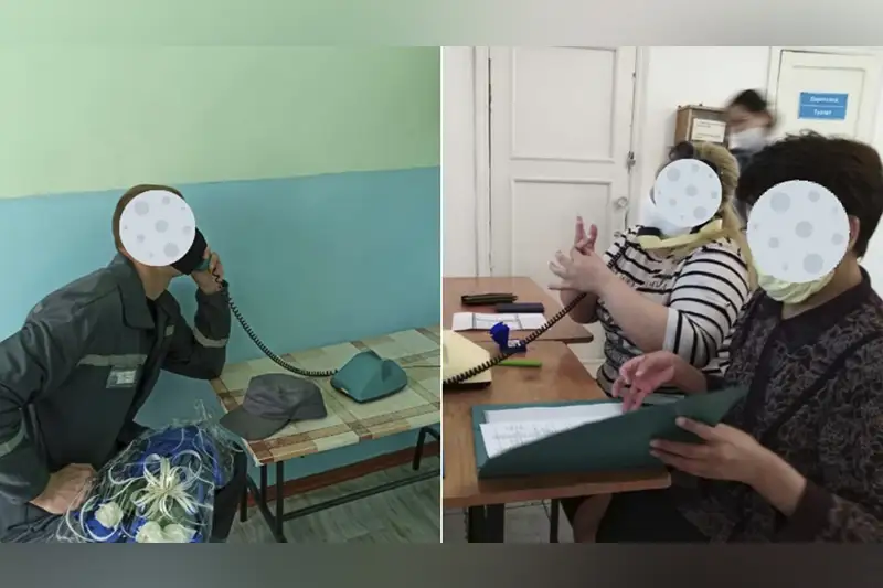 Онлайн-свадьба прошла в одной из колонии Восточного Казахстана