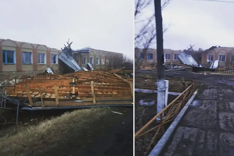 С 24 объектов сорвало ветром крышу минувшей ночью в СКО