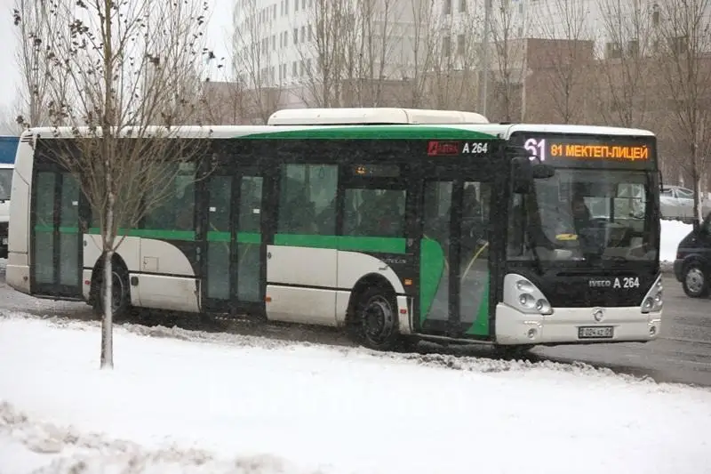 Количество автобусов увеличили на ряде маршрутов в Нур-Султане