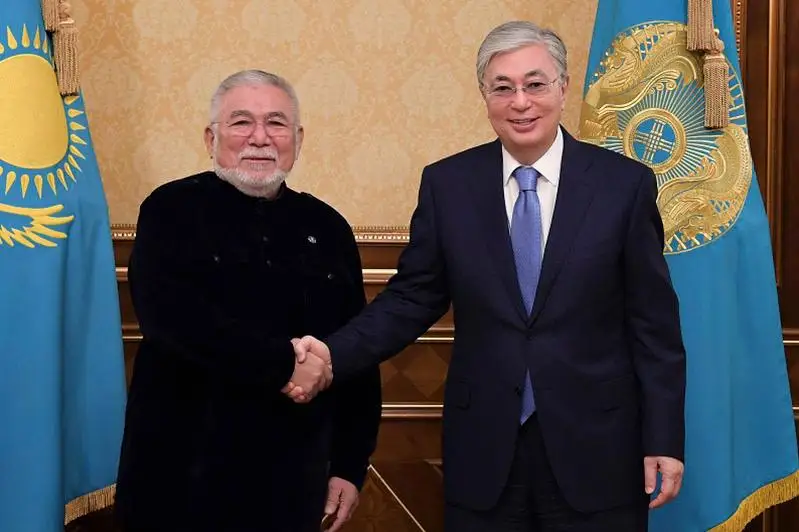 Глава государства принял академика Национальной академии наук Серикбека Даукея