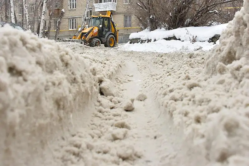 За некачественную уборку снега наказали подрядчиков в Петропавловске
