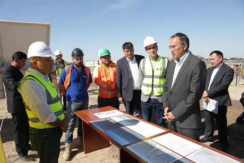 Аскар Мырзахметов побывал на строительстве Шуской СЭС