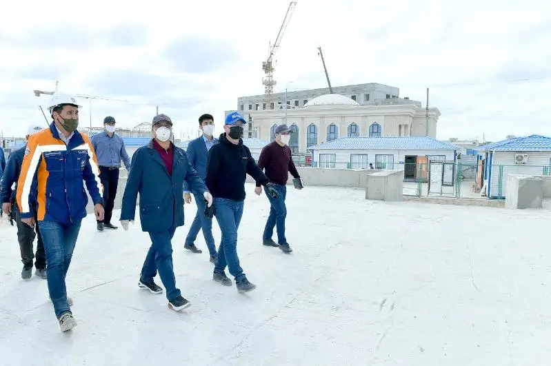 На круглосуточный режим работы могут перевести строителей в Туркестане