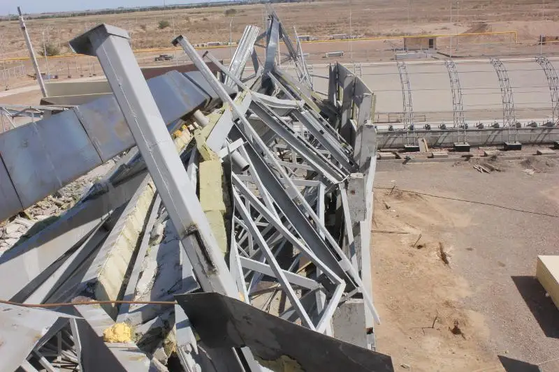 Обрушение кровли в строящемся спорткомплексе в Чундже: аким области назвал сумму убытка