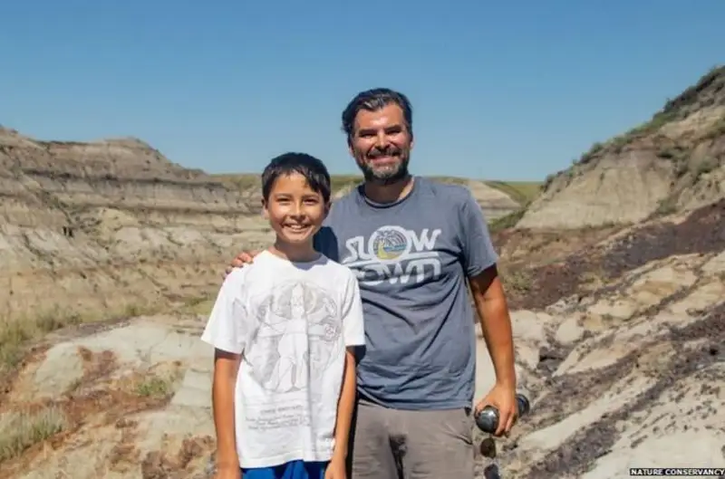 12-летний канадец нашел скелет жившего 69 млн лет назад динозавра