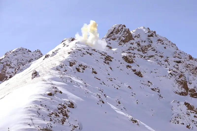 Лавины спустили в горах Алматы