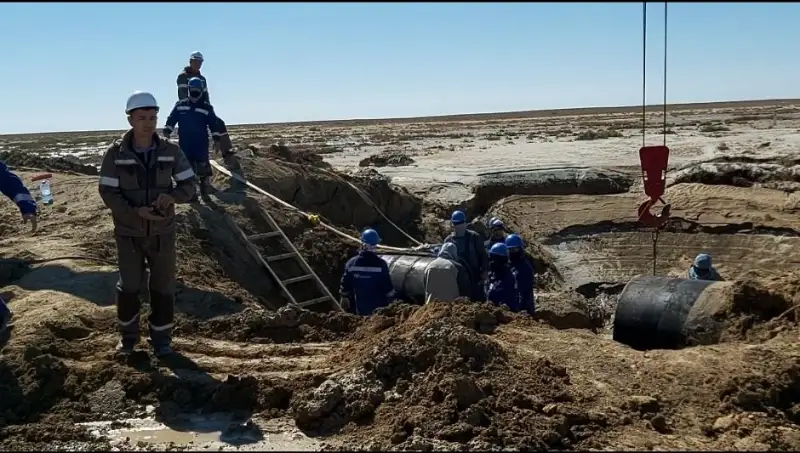 Авария на магистральном водоводе Астрахань - Мангыстау: ряд сел остался без воды