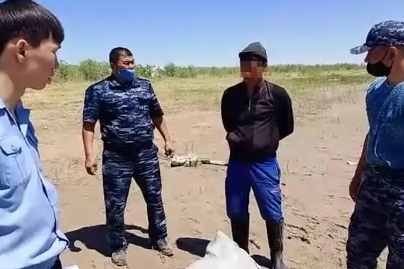 Более 2,5 тонн рыбы изъяли у браконьеров в Туркестанской области