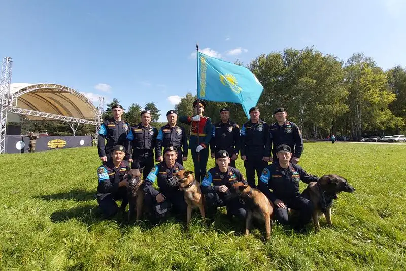 Бронзовую награду конкурса «Верный друг» завоевали казахстанские кинологи