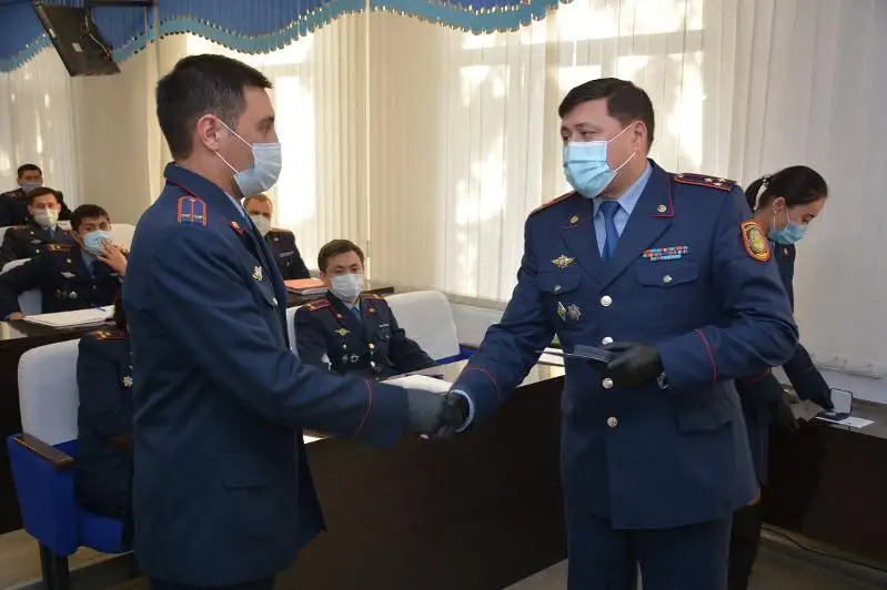 Медаль «Халық алғысы» получили 25 полицейских в СКО