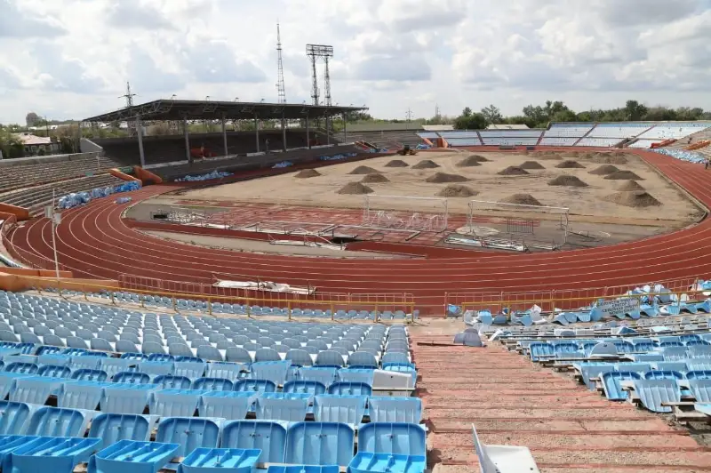 Ремонт стадиона «Шахтёр» в Караганде планируют завершить до 1 августа