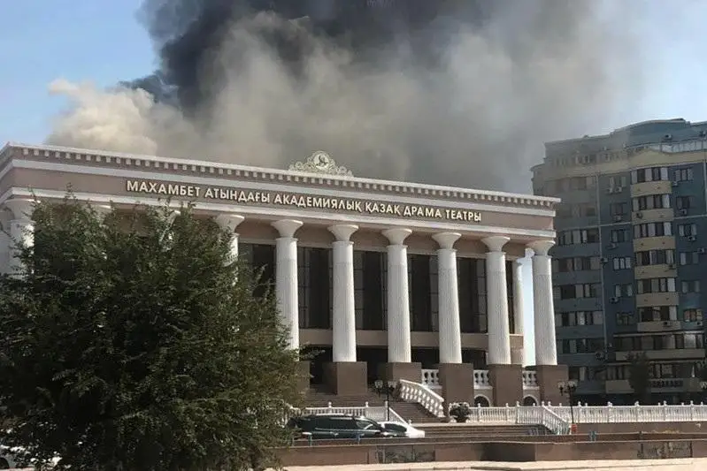 Пострадавший от пожара драмтеатр в Атырау восстановят за счет инвесторов