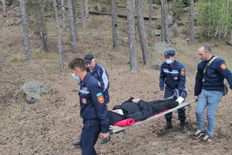 Женщину спасли в горах в Акмолинской области