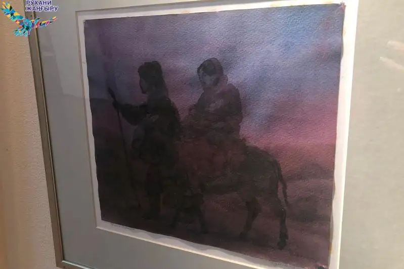 Алматинский художник Гани Баян открыл персональную выставку в Костанае