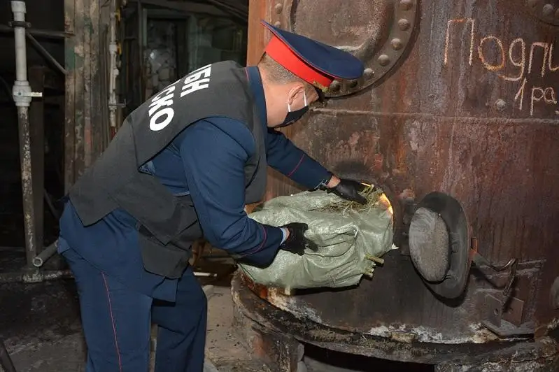 100 кг наркотиков сожгли в СКО