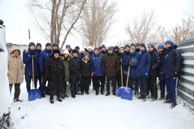 #БiзБiргемiз: футбольный клуб «Астана» помог пенсионерке