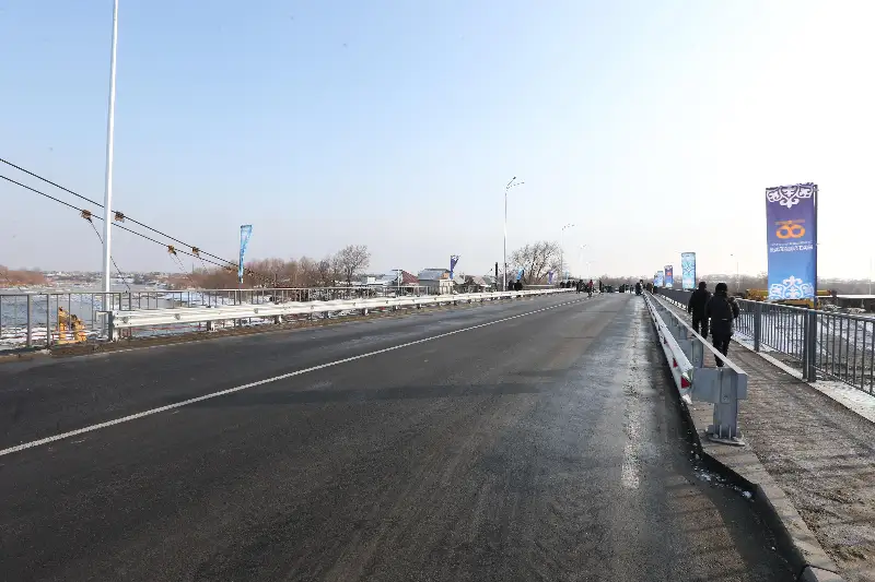 Два новых автомобильных моста открыли в Талдыкоргане