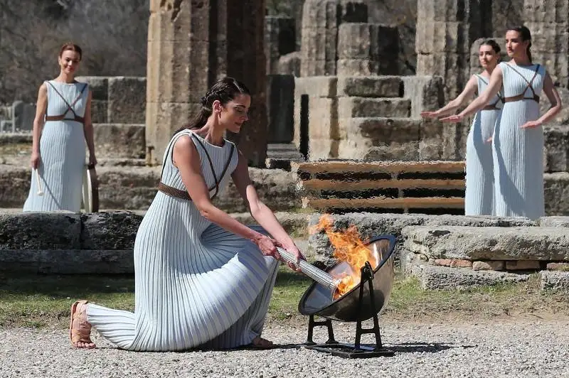 В Греции зажгли огонь Олимпийских игр-2020