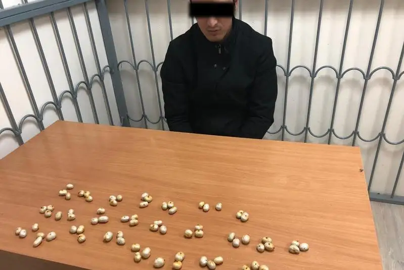 Сотрудники КНБ задержали наркокурьеров с партией героина на 50 млн тенге в аэропорту Актау