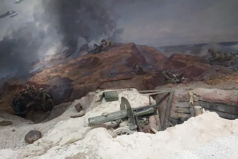 Военную диараму «оживили» с помощью проекта 3d-mapping в музее Уральска