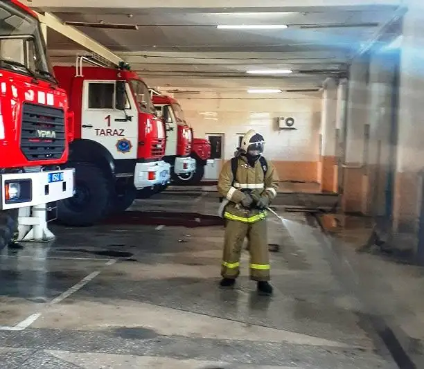 Как в условиях ЧП работают спасатели Жамбылской области