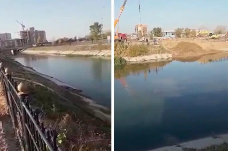 Столичные экологи проверяют сообщения о загрязнении реки Акбулак