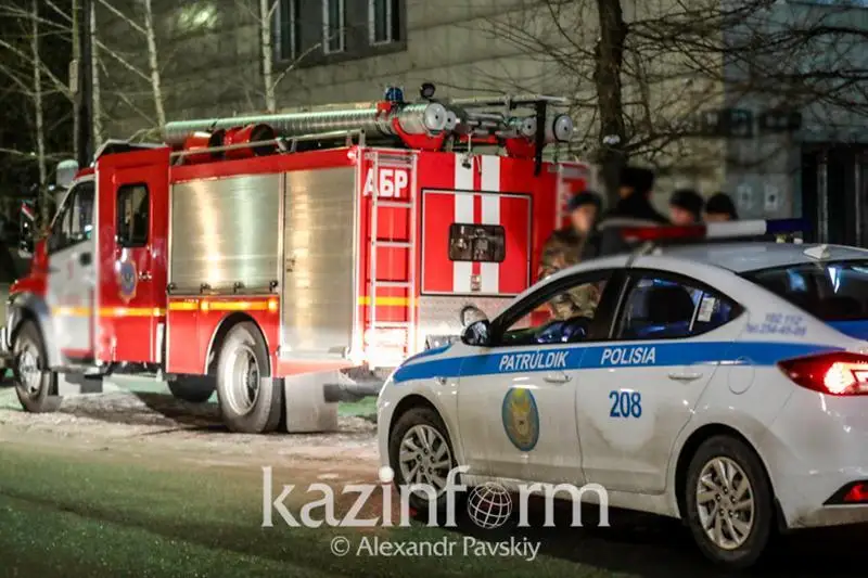 Пожар в райбольнице в Костанайской области ликвидирован