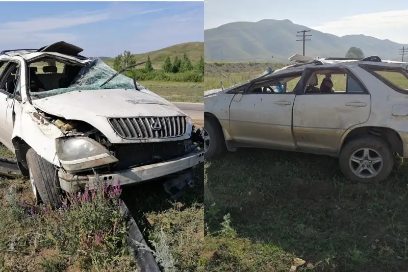 Женщина, не справившись с управлением, совершила ДТП на трассе в ВКО