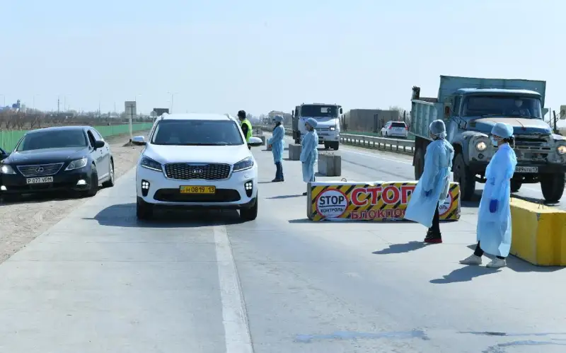 Видеокамерами оснастили блокпосты на въездах в Туркестан