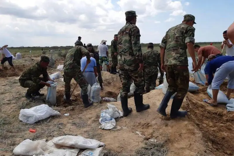 Туркестанская область тесно сотрудничает с Узбекистаном для устранения последствий подтопления