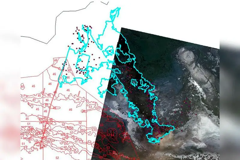 Казахстанские спутники ДЗЗ ведут мониторинг пожара в Атырауской области