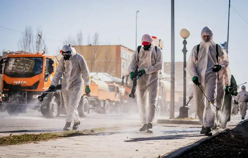 Дезинфекцию улиц возобновили в Петропавловске