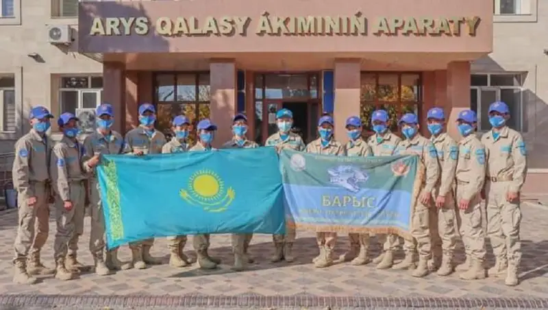 Туркестанцы стали призерами военно-патриотического сбора «Айбын-2020»