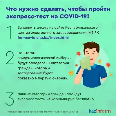 Что нужно сделать, чтобы пройти экспресс-тест на COVID-19