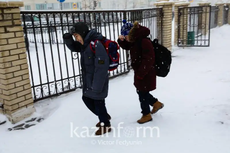 В Семее отменены занятия в школах и колледжах из-за сильного ветра