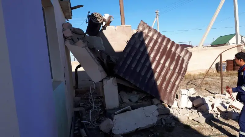 Котельная детского сада обрушилась в Мангистау