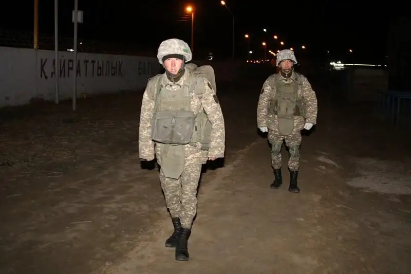 Противодиверсионную безопасность воинских частей проверили в Атырауском гарнизоне