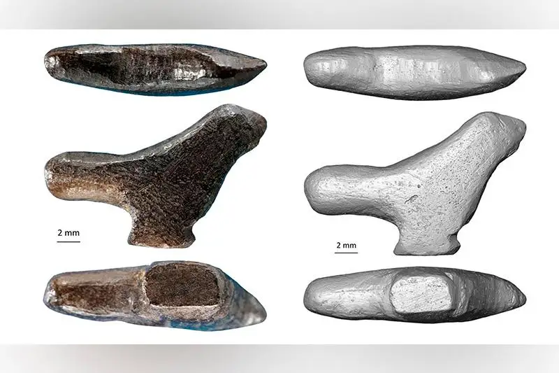 Древняя фигурка птицы была обнаружена в Китае во время археологических раскопок