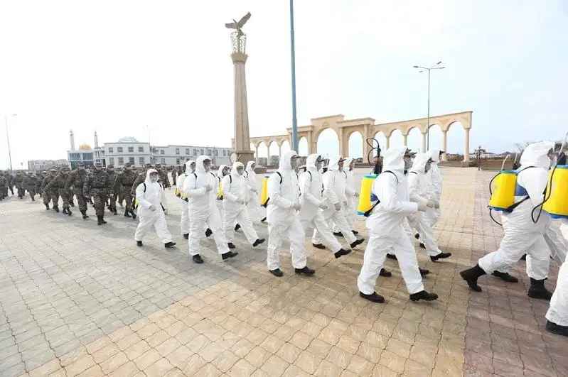 122 здания и 39 детских площадок продезинфицировано в Актобе