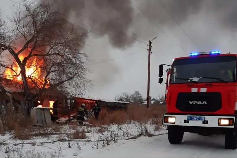 81-летняя женщина погибла при пожаре в собственном доме в СКО