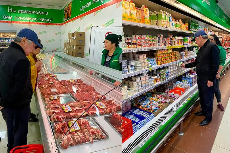 Торговые точки Тараза обеспечены продуктами, ажиотажа не наблюдается