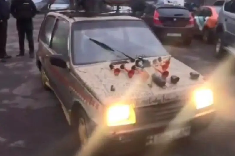 Водитель «авто на дровах» в Алматы использовал подложные госномера - полиция