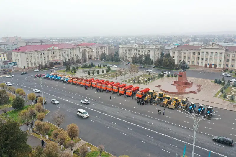 Готовность техники к зиме проверили в Таразе