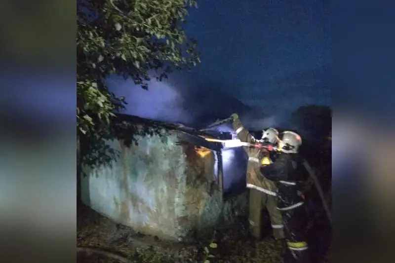 Пожилая женщина погибла при пожаре в Костанайской области